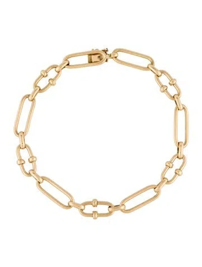 Pre-owned Bracelet 14k Link , 7.25" In Multi