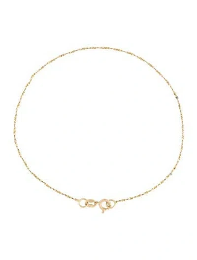Pre-owned Bracelet 14k Link , 7.25" In Multi