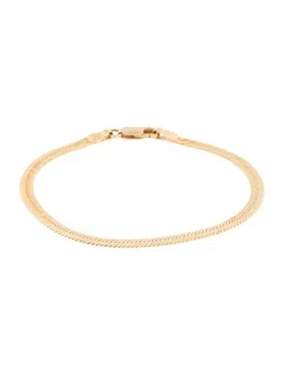 Pre-owned Bracelet 14k Link , 7.25" In Multi