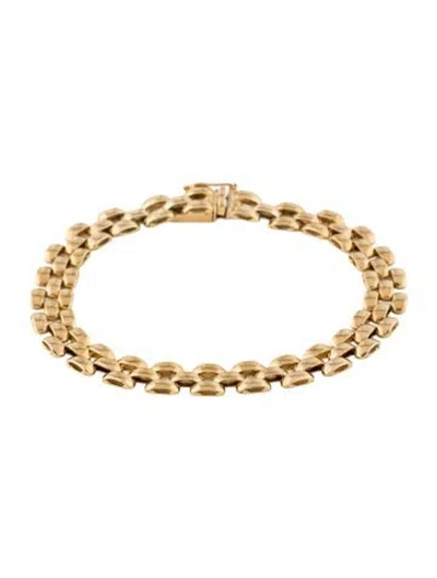 Pre-owned Bracelet 14k Link , 7.5" In Multi