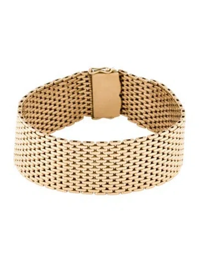 Pre-owned Bracelet 14k Link , 7.5" In Multi