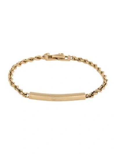 Pre-owned Bracelet 14k Link , 7.5" In Multi