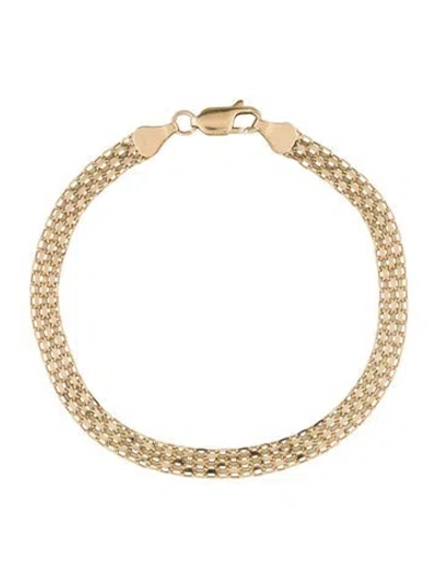 Pre-owned Bracelet 14k Link , 8" In Multi