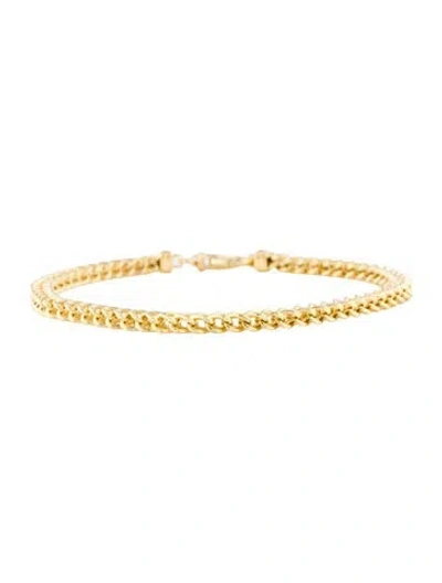 Pre-owned Bracelet 14k Link , 8.25" In Multi