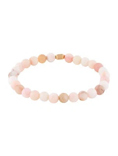 Pre-owned Bracelet 14k Opal Bead , 6" In Multi