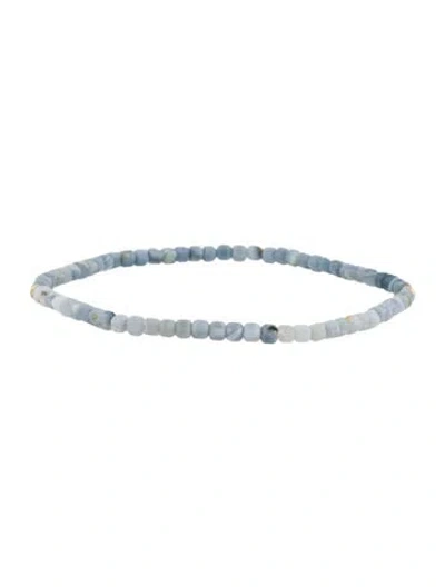 Pre-owned Bracelet 14k Opal Bead Strand , 6.5" In Multi