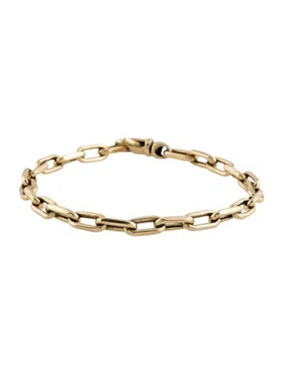 Pre-owned Bracelet 14k Paperclip Chain , 6.75" In Multi