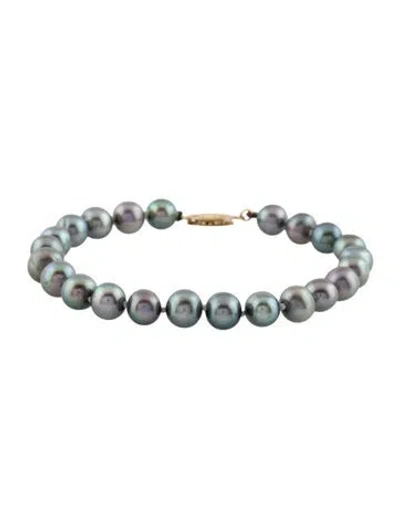 Pre-owned Bracelet 14k Pearl Strand , 6.75" In Multi