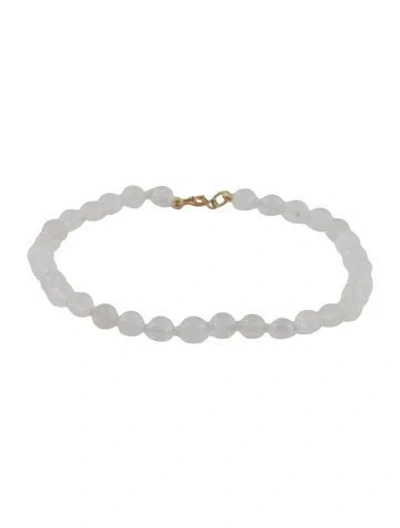 Pre-owned Bracelet 14k Quartzite Bead  In Multi