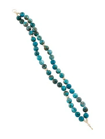 Pre-owned Bracelet 14k Quartzite Multistrand Bead