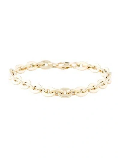 Pre-owned Bracelet 14k Rolo Link , 7" In Multi