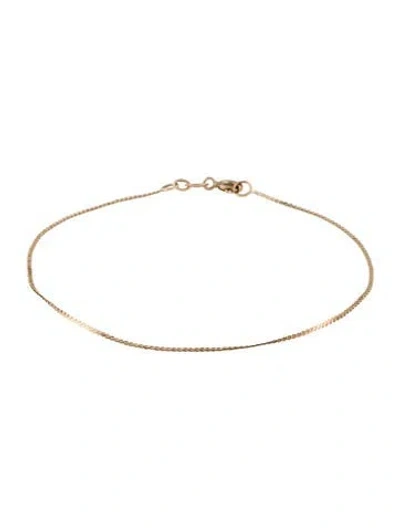 Pre-owned Bracelet 14k S Link Chain , 7.25" In Multi