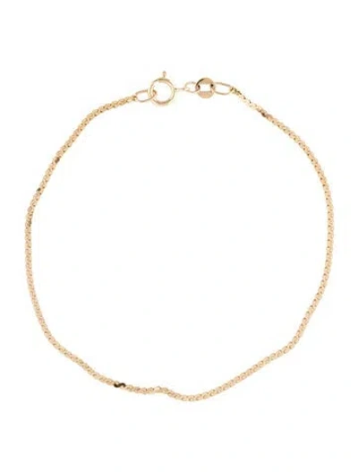 Pre-owned Bracelet 14k S Link Chain , 7.5" In Multi