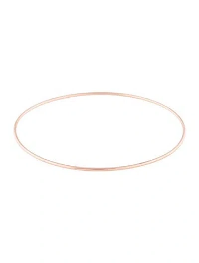 Pre-owned Bracelet 14k Thin Bangle, 7.75" In Multi