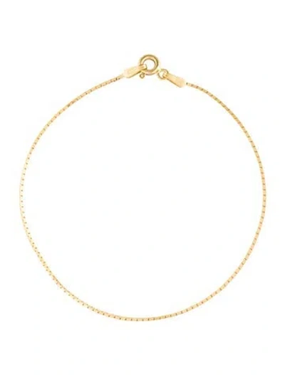 Pre-owned Bracelet 14k Thin Fancy Link , 6.75" In Multi
