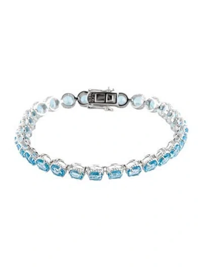 Pre-owned Bracelet 16.80ctw Topaz Link , 7" In Multi
