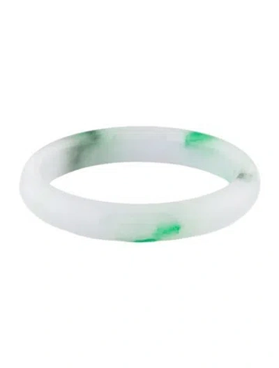 Pre-owned Bracelet 189.50ct Dyed Jadeite Bangle , 7" In Multi
