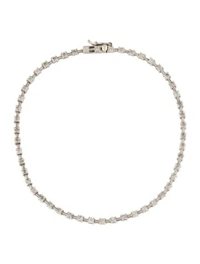 Pre-owned Bracelet 18k 1.00ctw Diamond Link Tennis , 7" In Multi