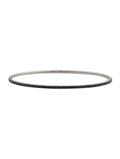 Pre-owned Bracelet 18k 1.05ctw Diamond Bangle , 8" In Multi