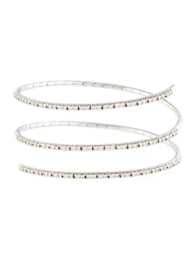 Pre-owned Bracelet 18k 1.10ctw Diamond Wrap  In Multi