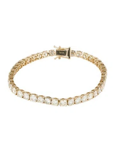 Pre-owned Bracelet 18k 11.49ctw Diamond Tennis , 6.75" In Multi