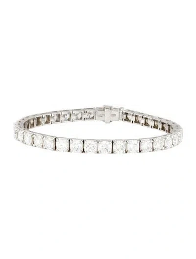 Pre-owned Bracelet 18k 12.00ctw Diamond Tennis , 7" In Multi