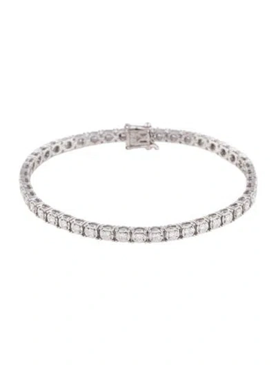 Pre-owned Bracelet 18k 1.45ctw Diamond Tennis , 6.75" In Multi