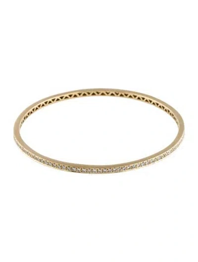 Pre-owned Bracelet 18k 1.62ctw Diamond Bangle, 8" In Multi