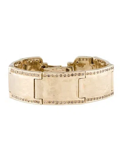 Pre-owned Bracelet 18k 1.65ctw Diamond Link , 6.5" In Multi