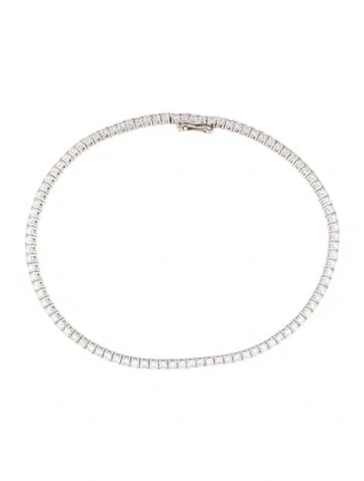 Pre-owned Bracelet 18k 2.06ctw Diamond Link , 7" In Multi