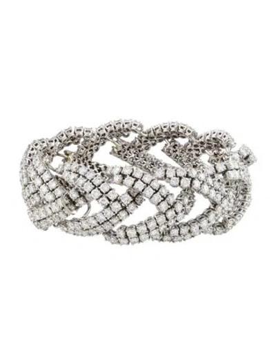 Pre-owned Bracelet 18k 22.44ctw Diamond Link , 6" In Multi