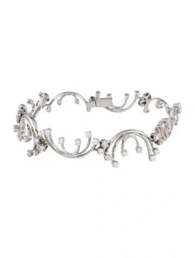 Pre-owned Bracelet 18k 2.38ctw Diamond Link , 7" In Multi