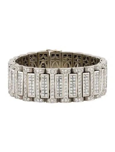Pre-owned Bracelet 18k 24.00ctw Diamond Link , 8.25" In Multi
