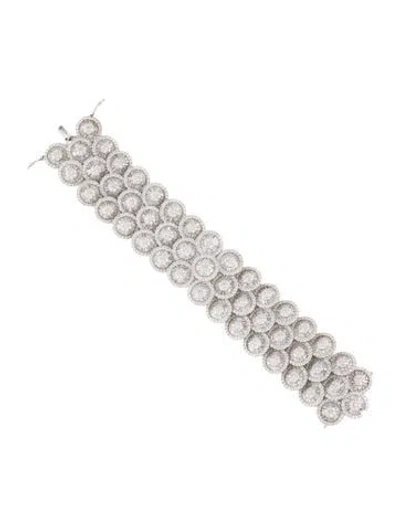 Pre-owned Bracelet 18k 27.29ctw Diamond Link , 6" In Multi