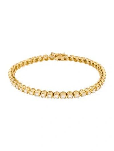 Pre-owned Bracelet 18k 2.99ctw Diamond Tennis , 6.75" In Multi