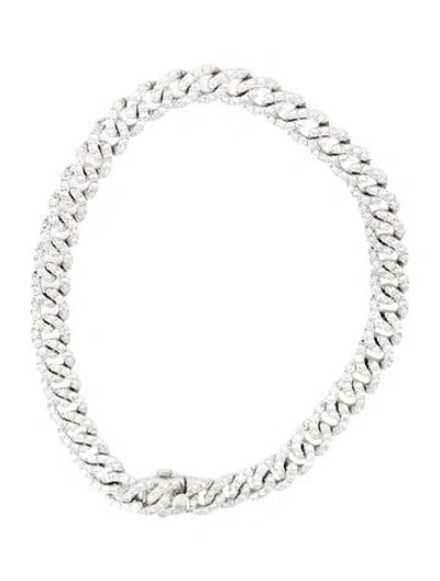 Pre-owned Bracelet 18k 3.70ctw Diamond Link , 7.5" In Multi