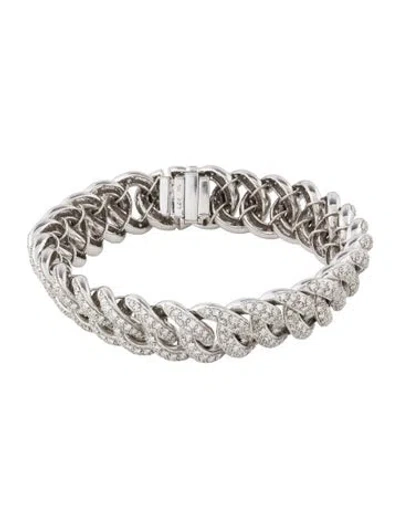 Pre-owned Bracelet 18k 3.92ctw Diamond Link , 7.25" In Multi