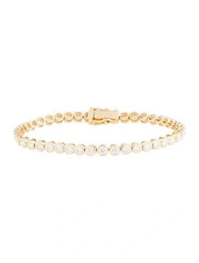 Pre-owned Bracelet 18k 4.63ctw Diamond Tennis , 7" In Multi