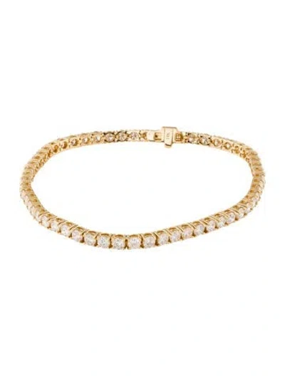 Pre-owned Bracelet 18k 5.10ctw Diamond Tennis , 7" In Multi