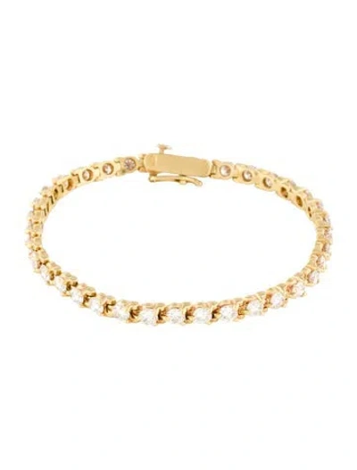 Pre-owned Bracelet 18k 6.12ctw Diamond Tennis , 6.75" In Multi