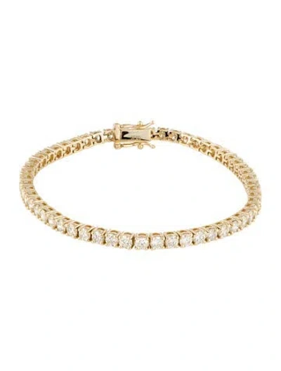 Pre-owned Bracelet 18k 6.63ctw Diamond Link , 6.75" In Multi