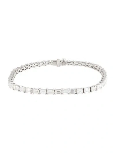 Pre-owned Bracelet 18k 7.00ctw Diamond Link , 7" In Multi