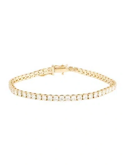 Pre-owned Bracelet 18k 7.15ctw Diamond Tennis , 7" In Multi