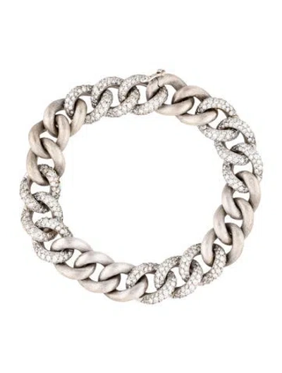 Pre-owned Bracelet 18k 7.68ctw Diamond Link , 7" In Multi