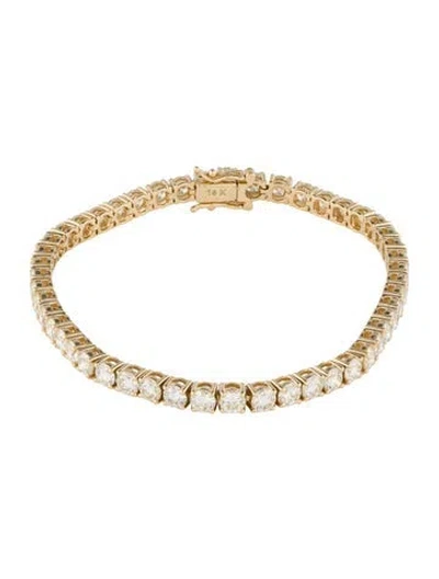 Pre-owned Bracelet 18k 8.45ctw Diamond Tennis , 7" In Multi