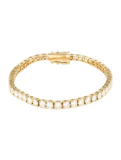Pre-owned Bracelet 18k 8.55ctw Diamond Tennis , 7" In Multi