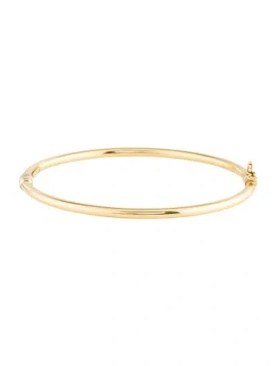 Pre-owned Bracelet 18k Bangle, 6.75" In Multi