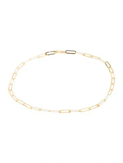 Pre-owned Bracelet 18k Chain Link Anklet In Multi