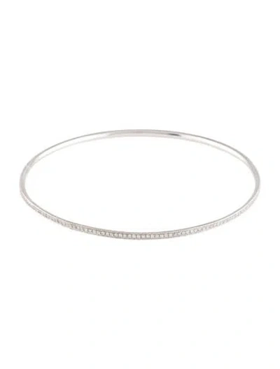 Pre-owned Bracelet 18k Diamond Bangle, 7.75" In Multi
