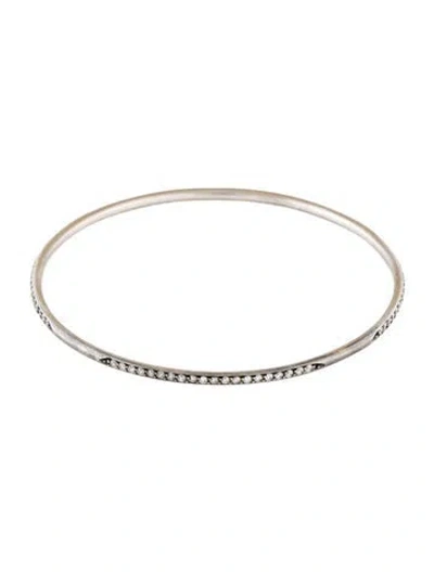 Pre-owned Bracelet 18k Diamond Bangle , 7.5" In Multi